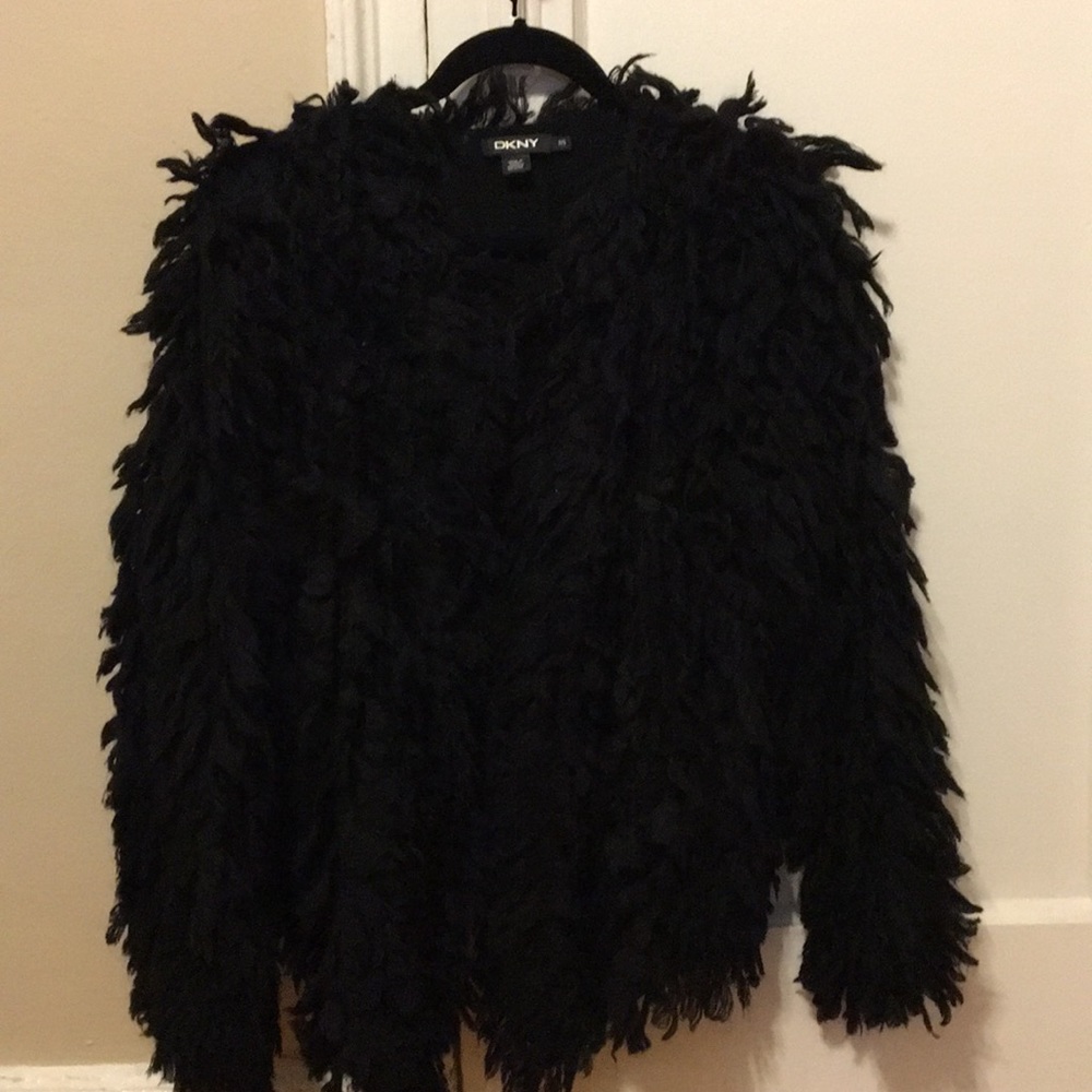 DKNY Fringe Cardigan Jacket *NWOT*